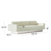 Milano 3 Seater Boucle Fabric Sofa
