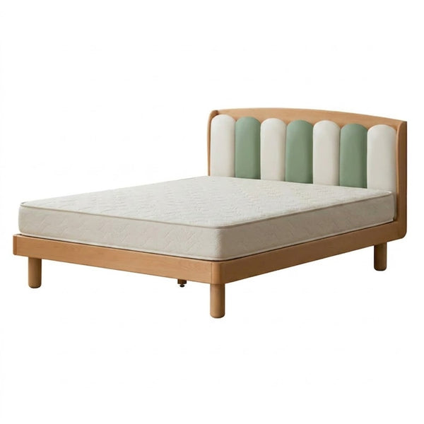 Mini Meadow Solid Wood Kids Soft Bed
