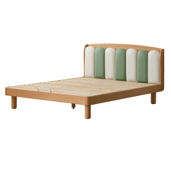 Mini Meadow Solid Wood Kids Soft Bed