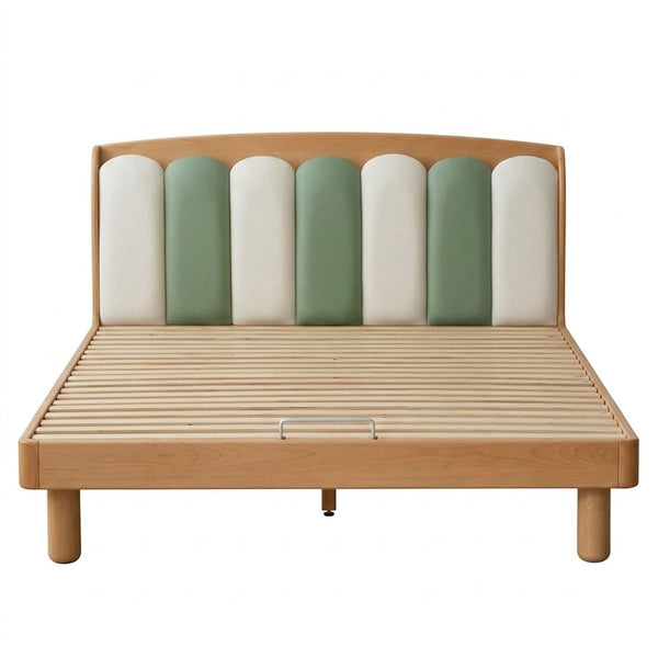 Mini Meadow Solid Wood Kids Soft Bed