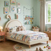  Mini Munchkin Solid Wood Kids Soft Bed 