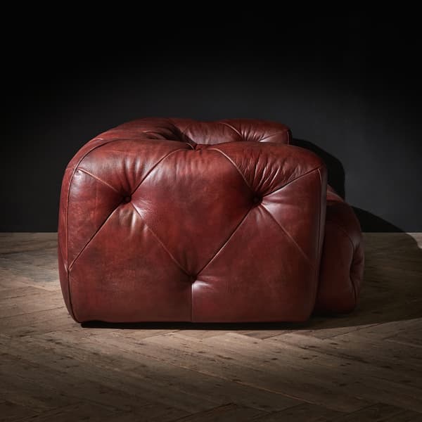 Monaco Vintage Leather Chesterfield 3 Seater Sofa