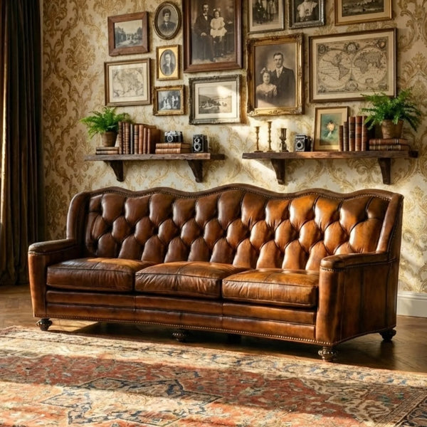 Moscow Tufted 3 Seater Sofa