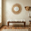 Mulbarton Sheesham Wood Bench In Provincial Teak Finish