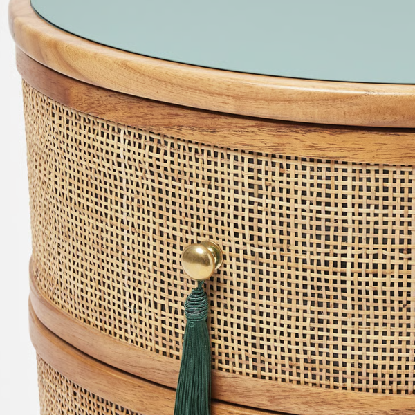 Murcia Rattan Bedside Table