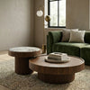 Nanortalik solid Wood & Marble Nesting Table