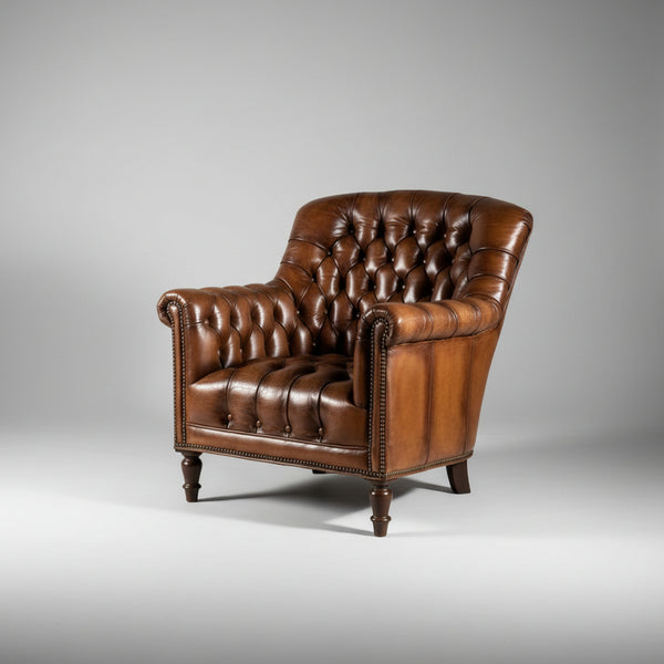 Naples Chesterfield Leather Sofa