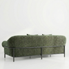 Naples Modern 3 Seater Solid Wood Sofa