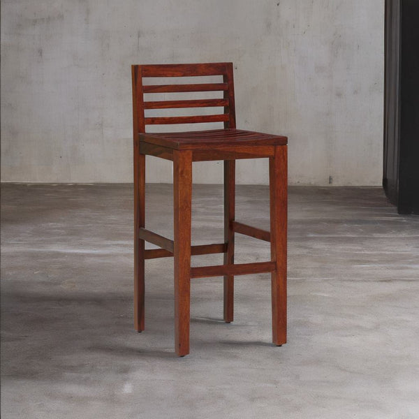 Newclare Bar Chair - Honey Oak Finish