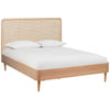 Norfolk Solid Wood Rattan Bed-All Sizes