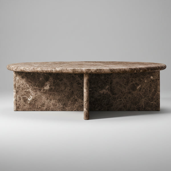 Norifx Round Natural Finish Coffee Table