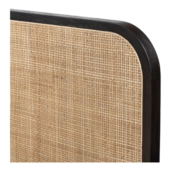 Norman Solid Wood Rattan Bed In Curve-All Sizes