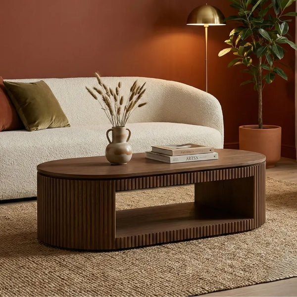 Oakridge Modern Open Oval Coffee Table