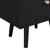 Odessa Solid Wood Three Drawer Bedside Table