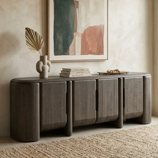 Ohrid Solid Wood Modern Side Board