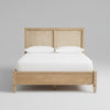 king size wooden bed