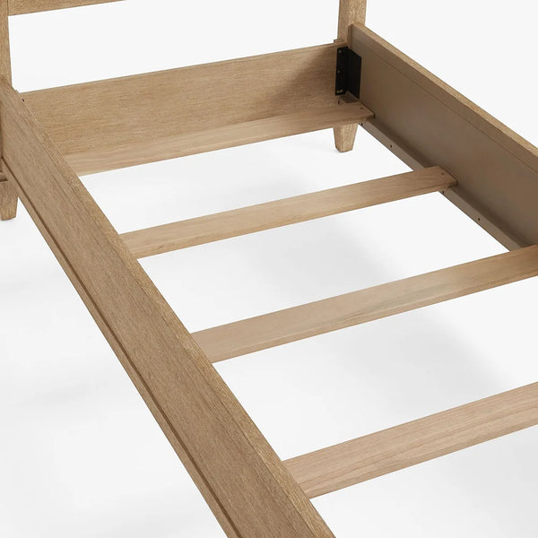 Ontario Rattan Solid Wood Bed-All Sizes