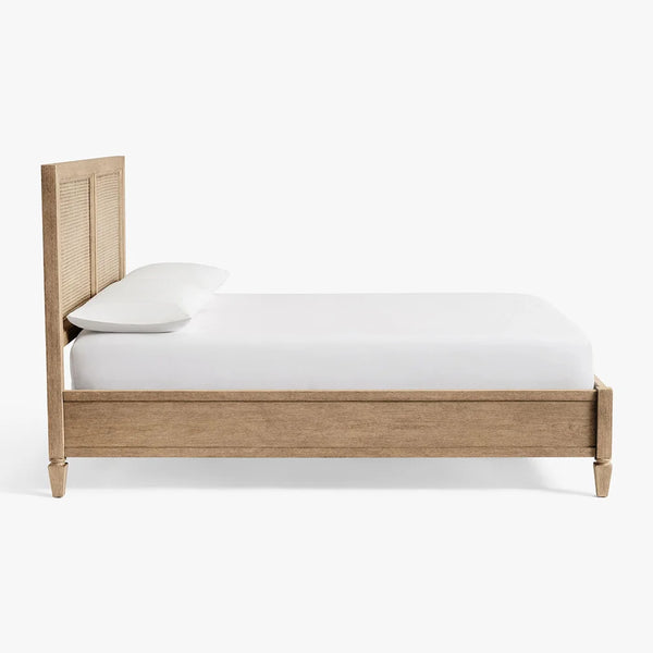 Ontario Rattan Solid Wood Bed-All Sizes