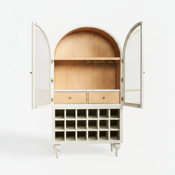 Ontario Solid Wood Bar Cabinet