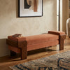 Ordino Solid Wood Upholstered Bench