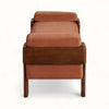 Ordino Solid Wood Upholstered Bench