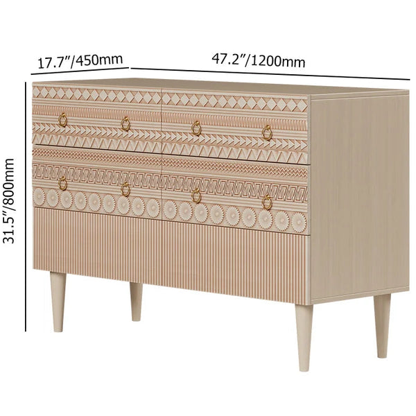 Oregon Dresser & Chest of 6 Drawer