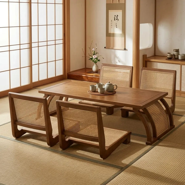 Osaka Solid Wood Dining Table Set - 4 Seater, 6 Seater