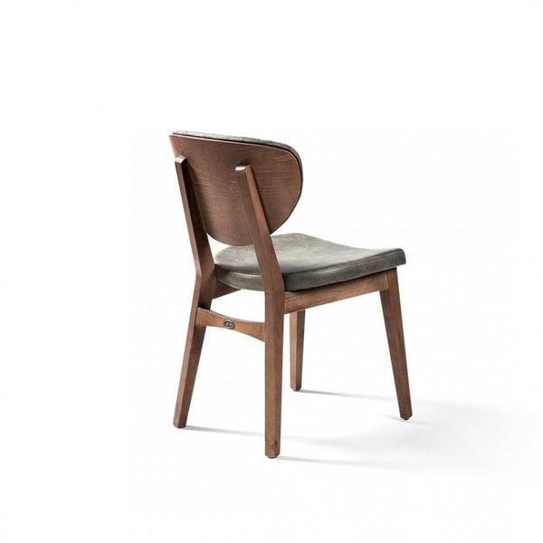 Outback Solid Wood Leather Dining Chair