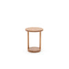 Oxley Round Oak Wood End Table