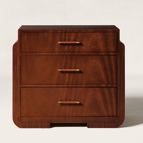 Palermo Solid Wood 3 Drawer Bedside Table