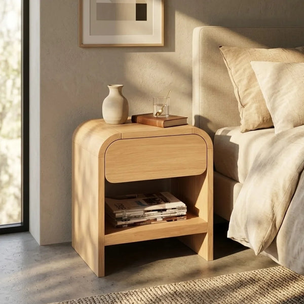 Pancevo Mango Wood Bed Side Table