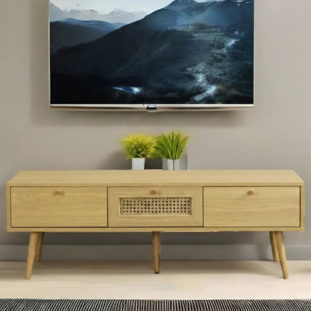 Tv Unit Rapter Paramaribo Rattan Tv Unit – Homes of Rajasthan
