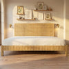 Pasadena Fluted Solid Wood Bed-All Sizes