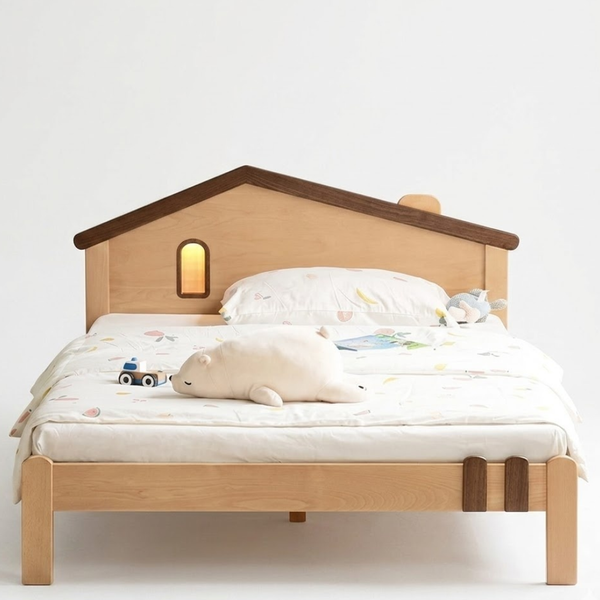 Peekaboo Solid Wood Kids Bed