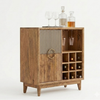 Penza Solid Wood Bar Cabinet