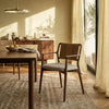 Penza Solid Wood Rope Dining Chair 