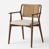 Penza Solid Wood Rope Dining Chair