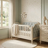 Peppy Petal Solid Wood Baby Cot 