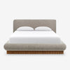 Perth Solid Oak Wood Platform Bed-All Sizes