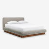 Perth Solid Oak Wood Platform Bed-All Sizes