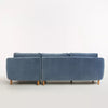 Perth Velvet L Shaped Sofa