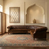Petrolina Solid Wood Leather Sectional Sofa 