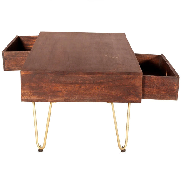 Picasso Dark Mango Wood Coffee Table