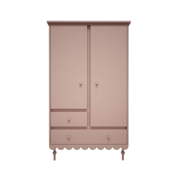 Pink Daisy Dream Kids Wooden Wardrobe