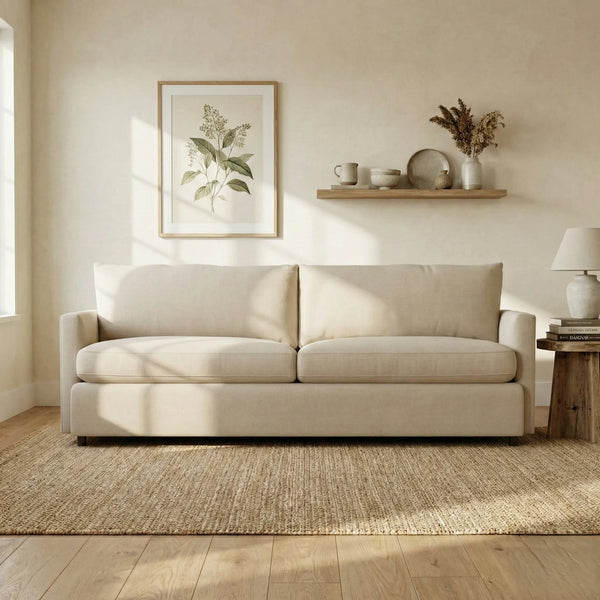 Porto 3 Seater Fabric Sofa