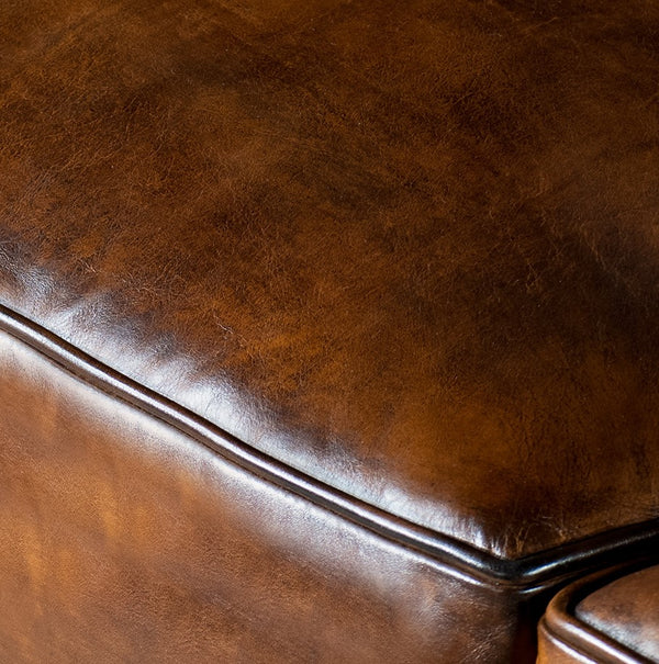Porto 3 Seater Leather Sofa