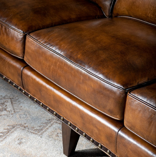 Porto 3 Seater Leather Sofa