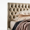 Prilep Royal Leather Solid Wood Bed - All Sizes