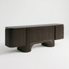 Prilep Solid Wood Fluted Side Board