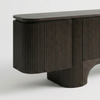 Prilep Solid Wood Fluted Side Board